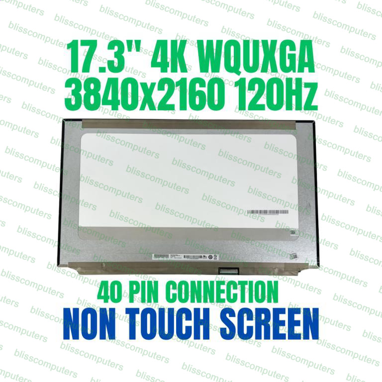 B173ZAN03.4 B173ZAN03.2 LCD Screen 4K UHD 3840×2160 40 Pin Display Panel