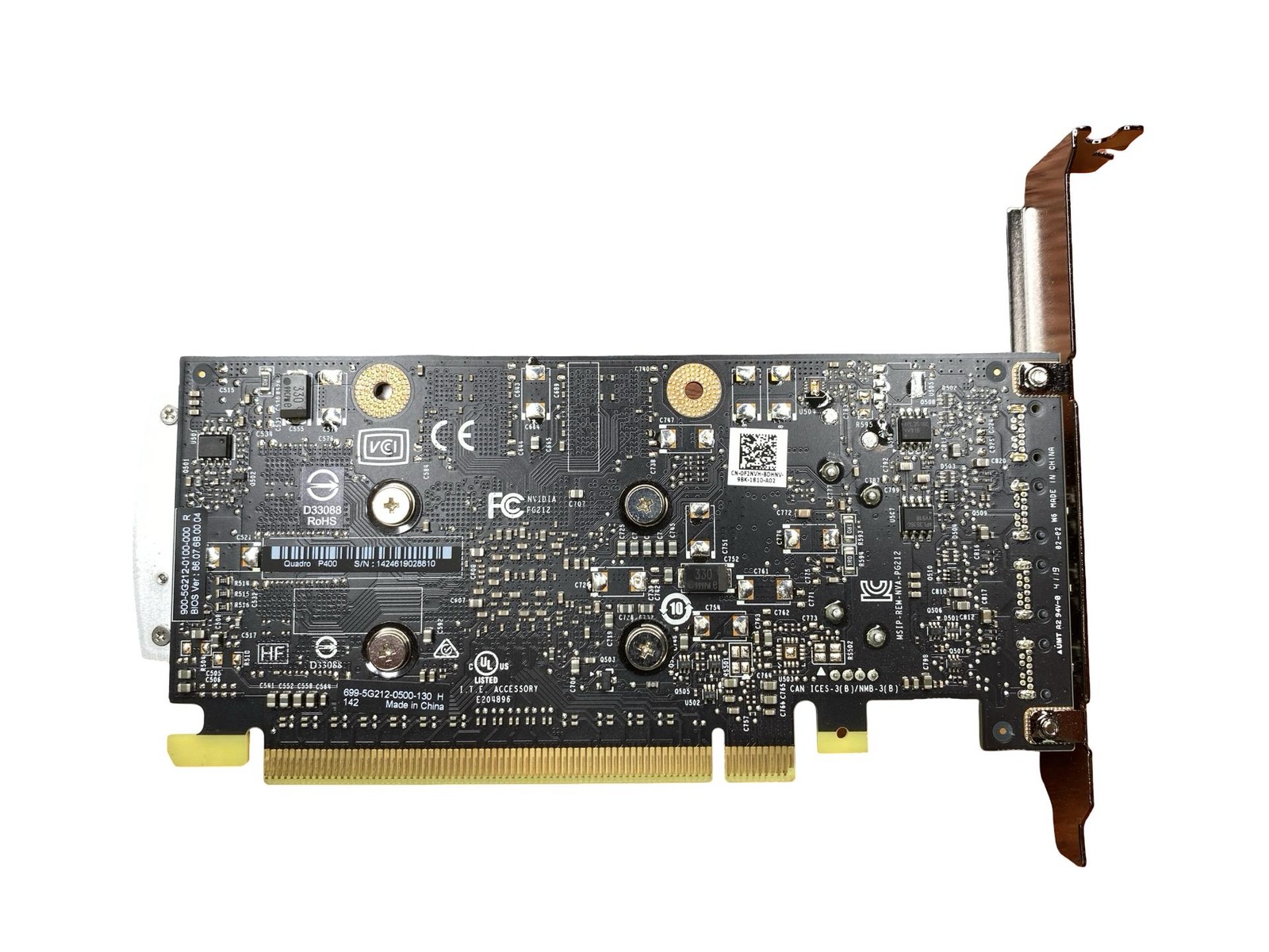 NVIDIA Quadro P400 Mini DisplayPort x3 High Profile GPU Graphics Card