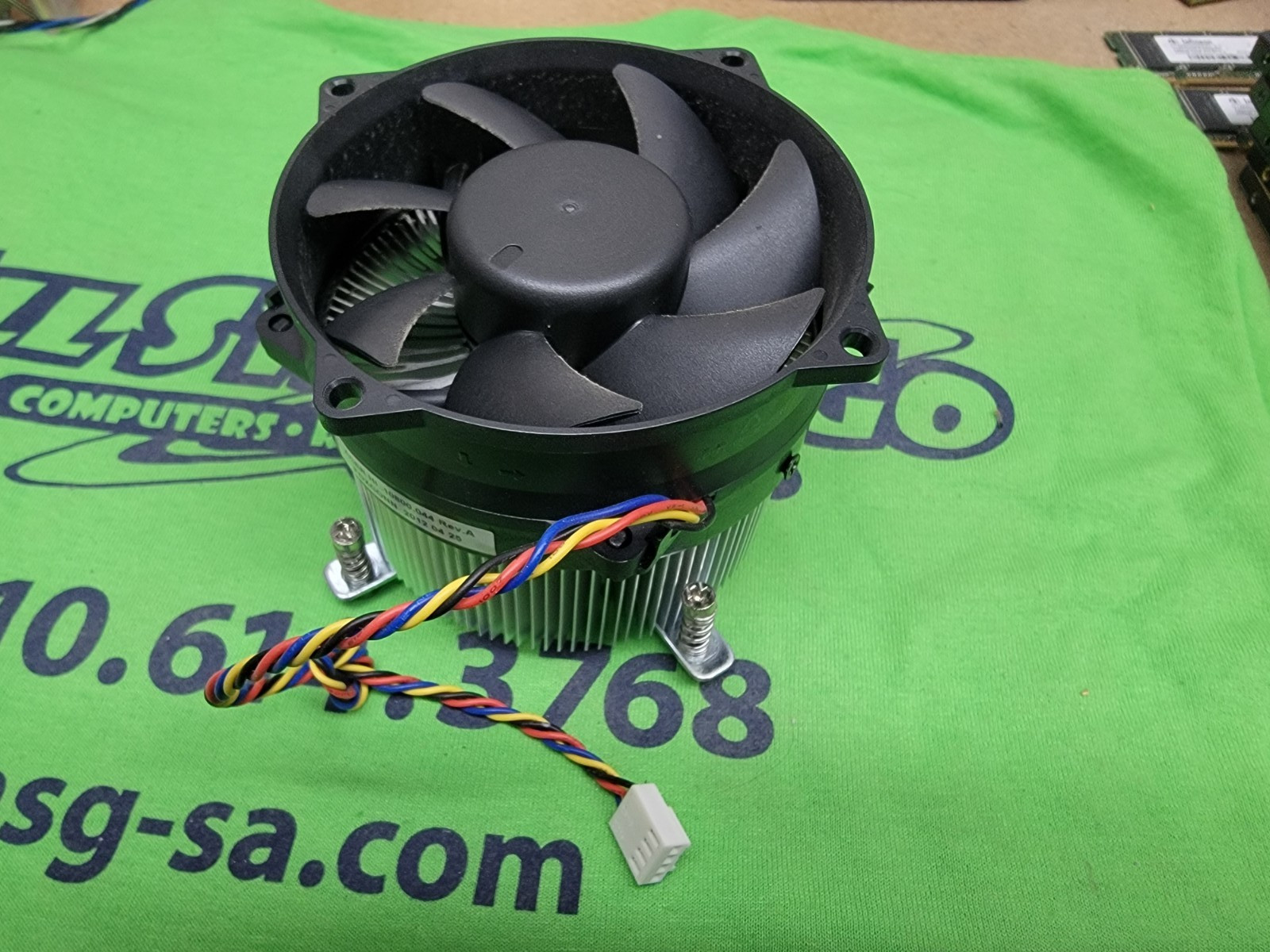 Acer Veriton X480G X275 CPU FAN Foxconn HI.10800.044 Heatsink & 4 Pin Fan