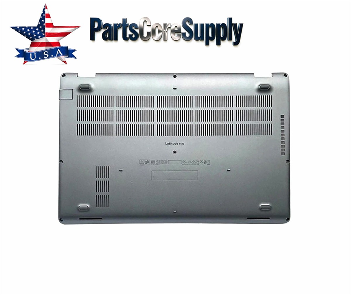 New For DELL Latitude 5510 Lower Bottom Base Case Cover silvery 01DM7Y USK