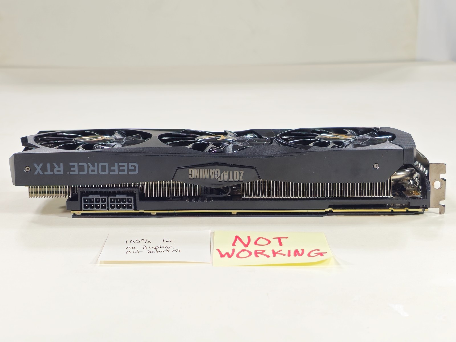 [NOT WORKING] ZOTAC GeForce RTX 2080 Ti AMP EDITION 11GB 11G 352-bit GDDR6