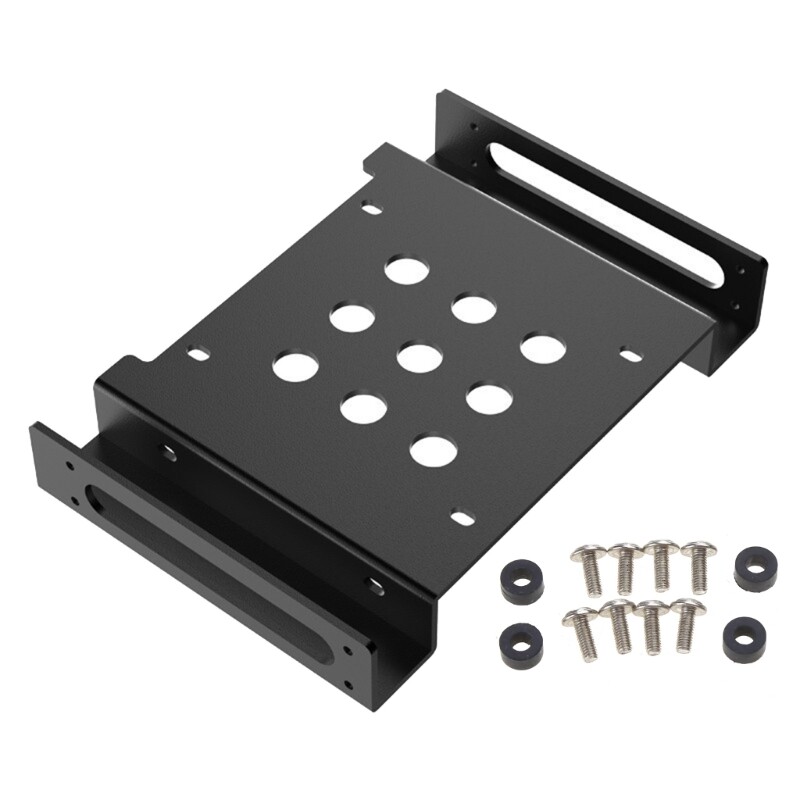Quality Drive Bay 2.5 or 3.5 to 5.25″ Internal Hard Disk Drive Mount Bracket