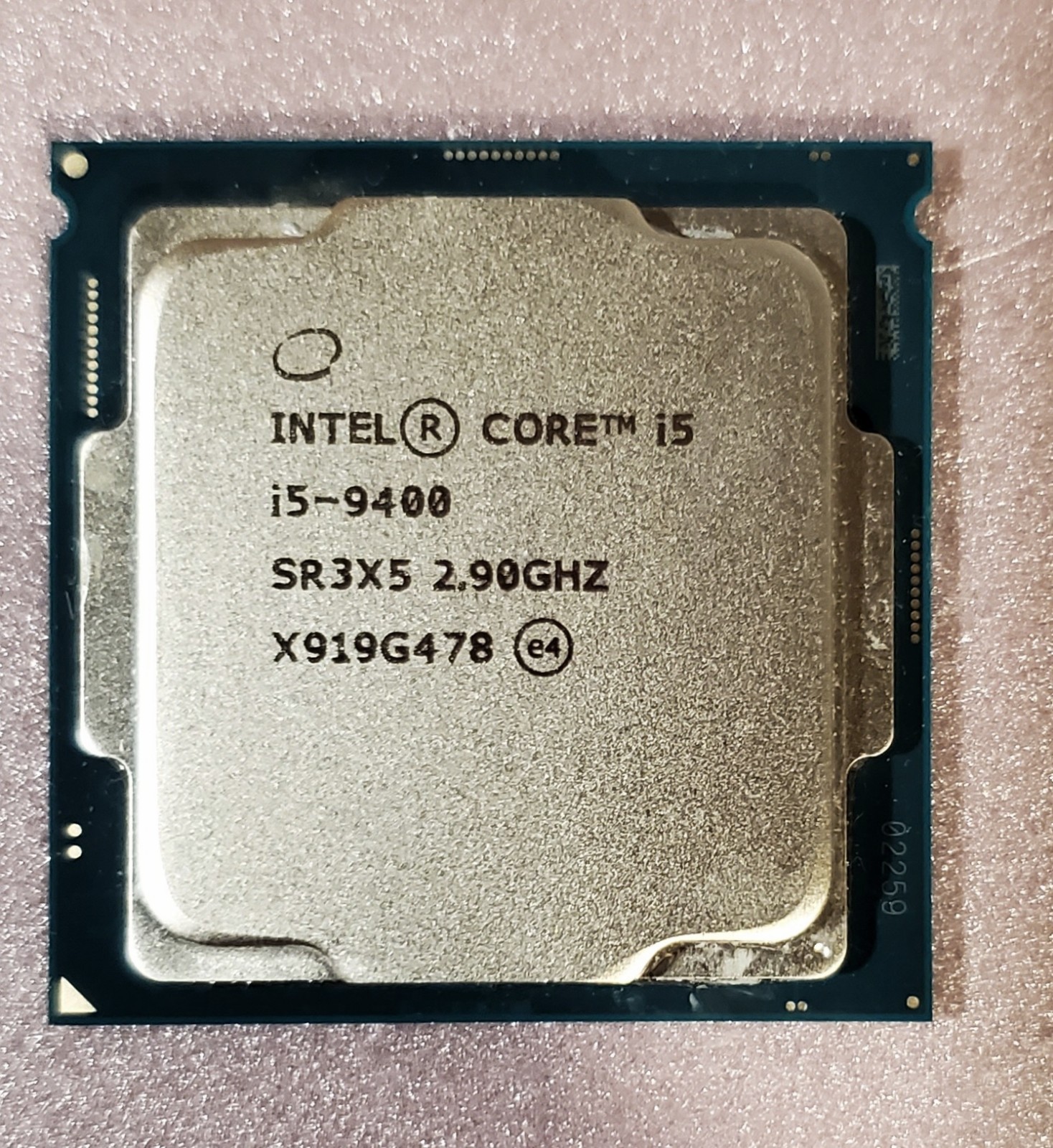 Intel Core i5-9400 SR3X5 2.9GHz- 4.1GHz Max Turbo | 9MB LGA1151 9th GEN 8GT/s