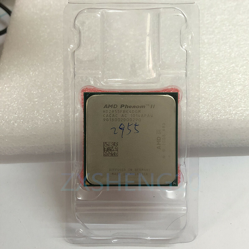 AMD Phenom II X4 955 CPU Quad-Core 3.2 GHz 6M HDZ955FBK4DGM 125W Processor