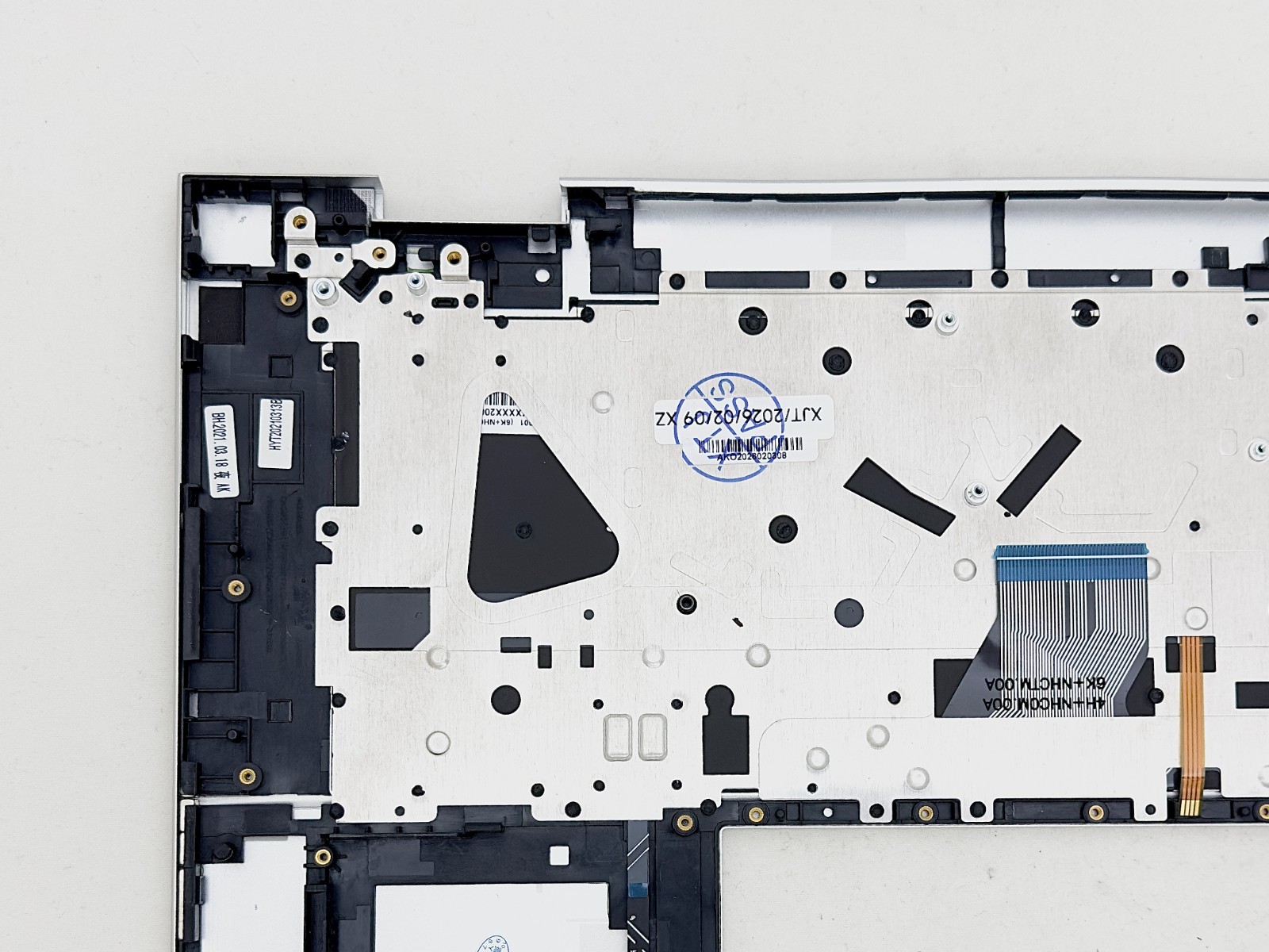 New HP Envy 15-ES 15M-ES Palmrest Top Cover Backlit Keyboard Silver M45474-001
