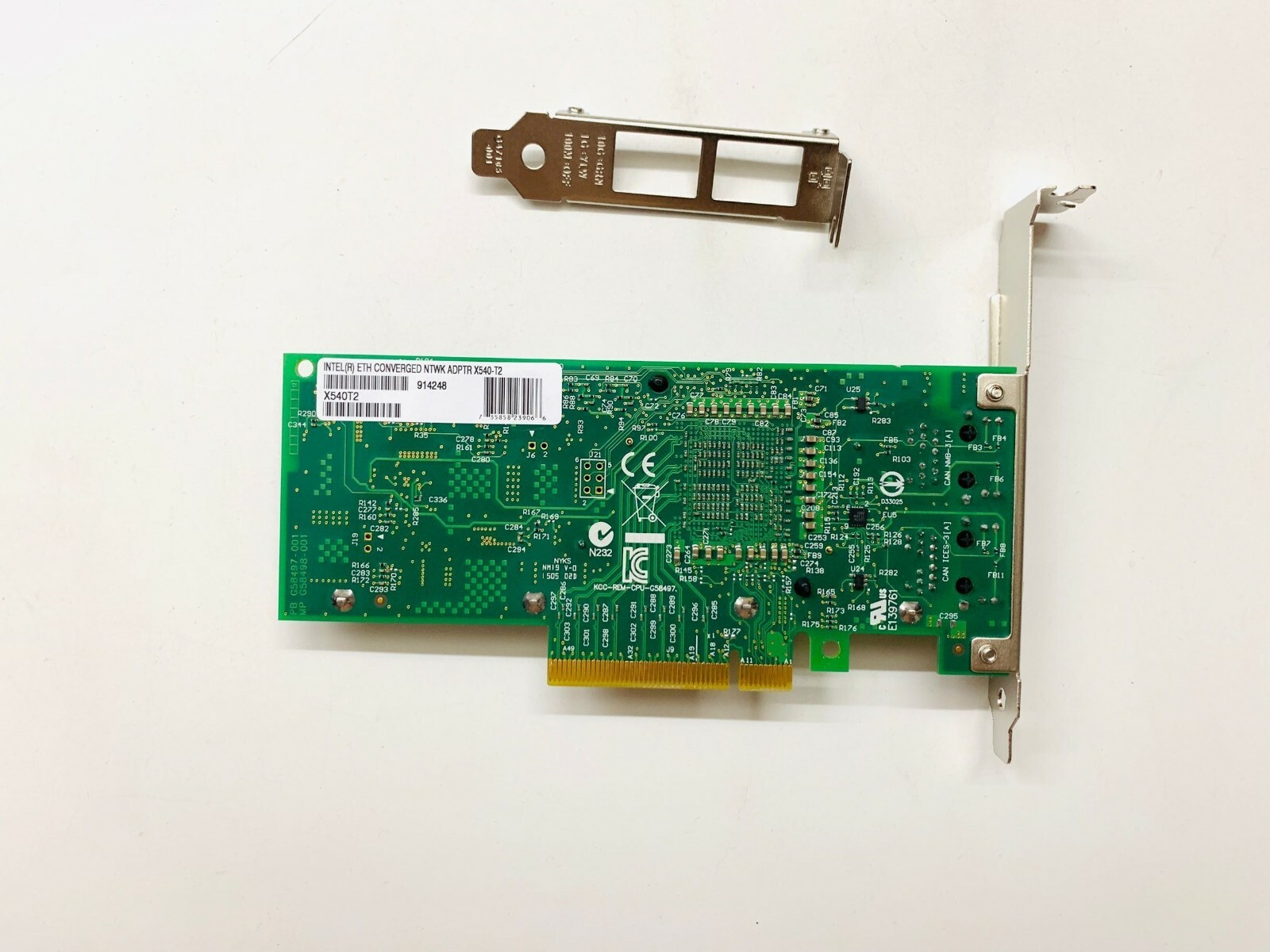 Intel OEM PCI-Express X540-T2 10G Dual RJ45 Ports Ethernet Network Adapter US