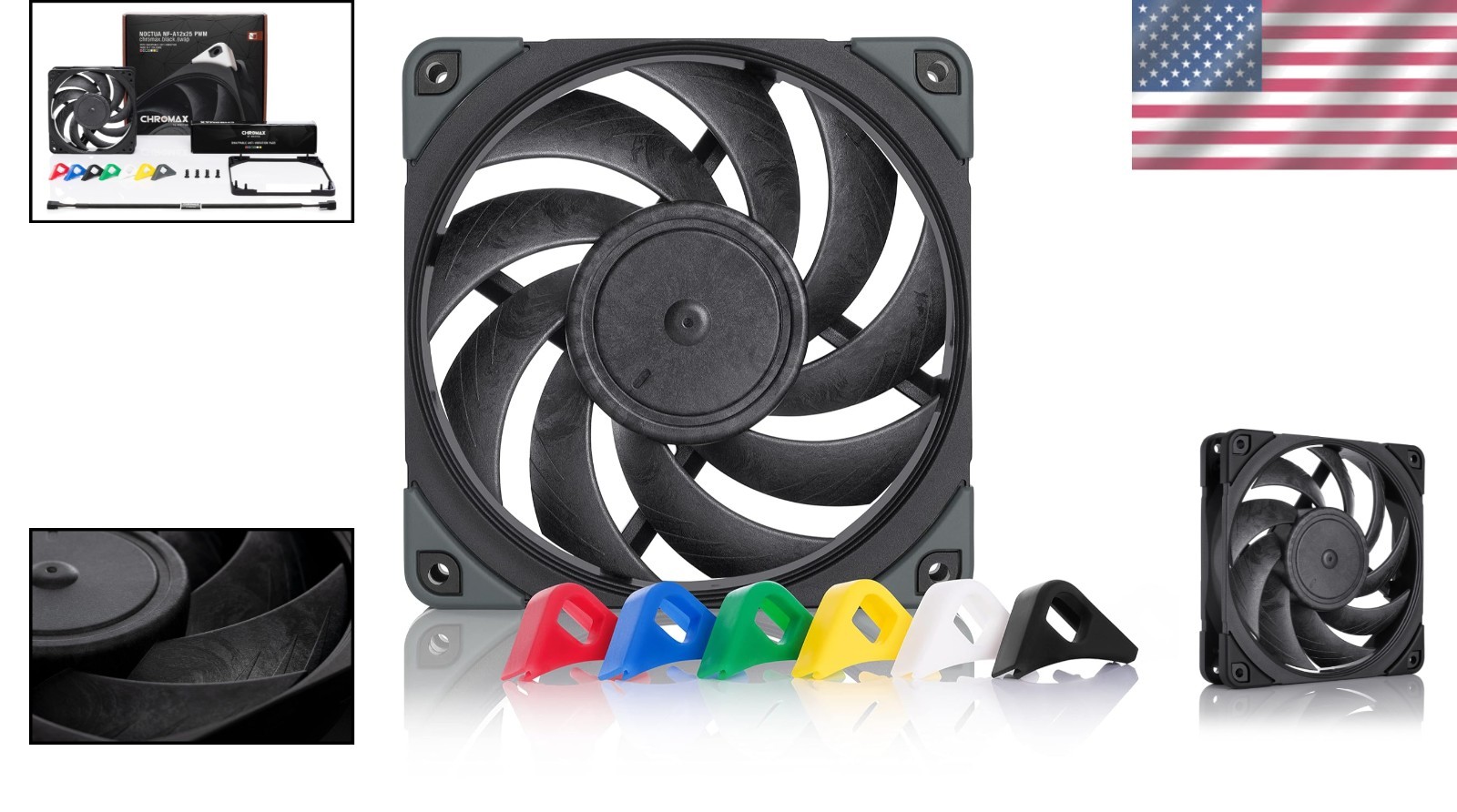 120mm Fan 4-Pin PWM Black Edition