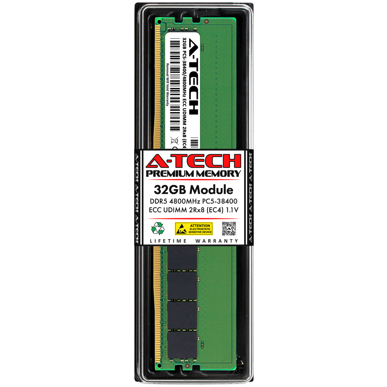 32GB DDR5 PC5-38400E EC4 UDIMM Hynix HMCG88MEBEA Equivalent Server Memory RAM 1x