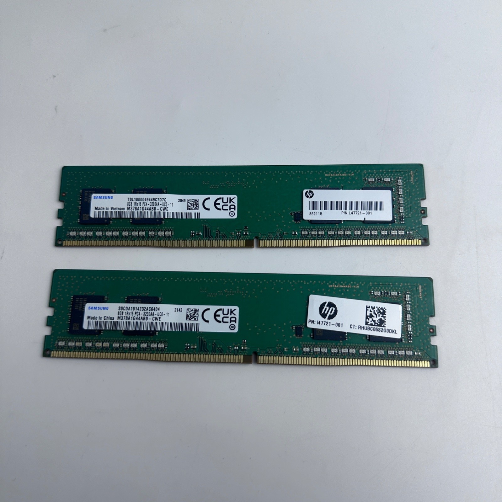 Samsung 16GB Kit 2x8GB DDR4 3200MHz PC4-3200AA Desktop RAM Memory