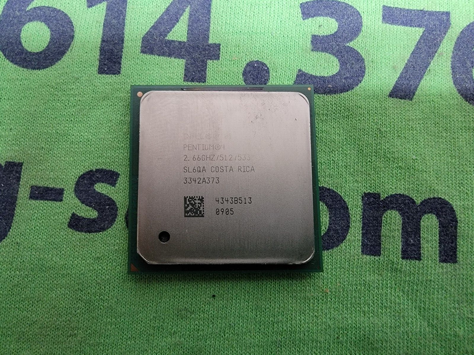 Intel Pentium 4 2.667 GHz 2.66GHZ/512/533, SL6QA Socket 478 CPU Processor