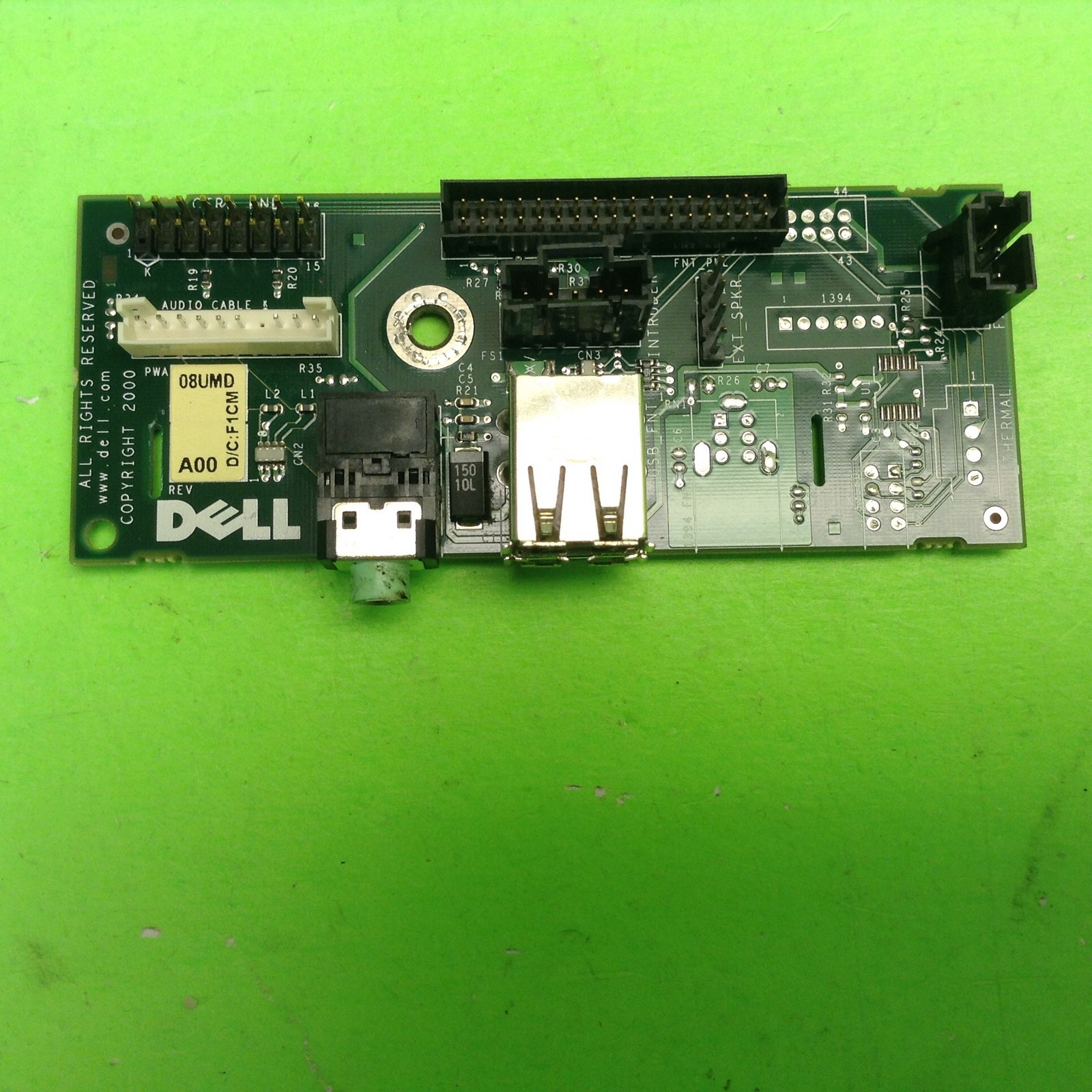 Dell Dimension 4400 PC Front IO USB Audio Board Port Panel CN-035JDG CN-008UMD