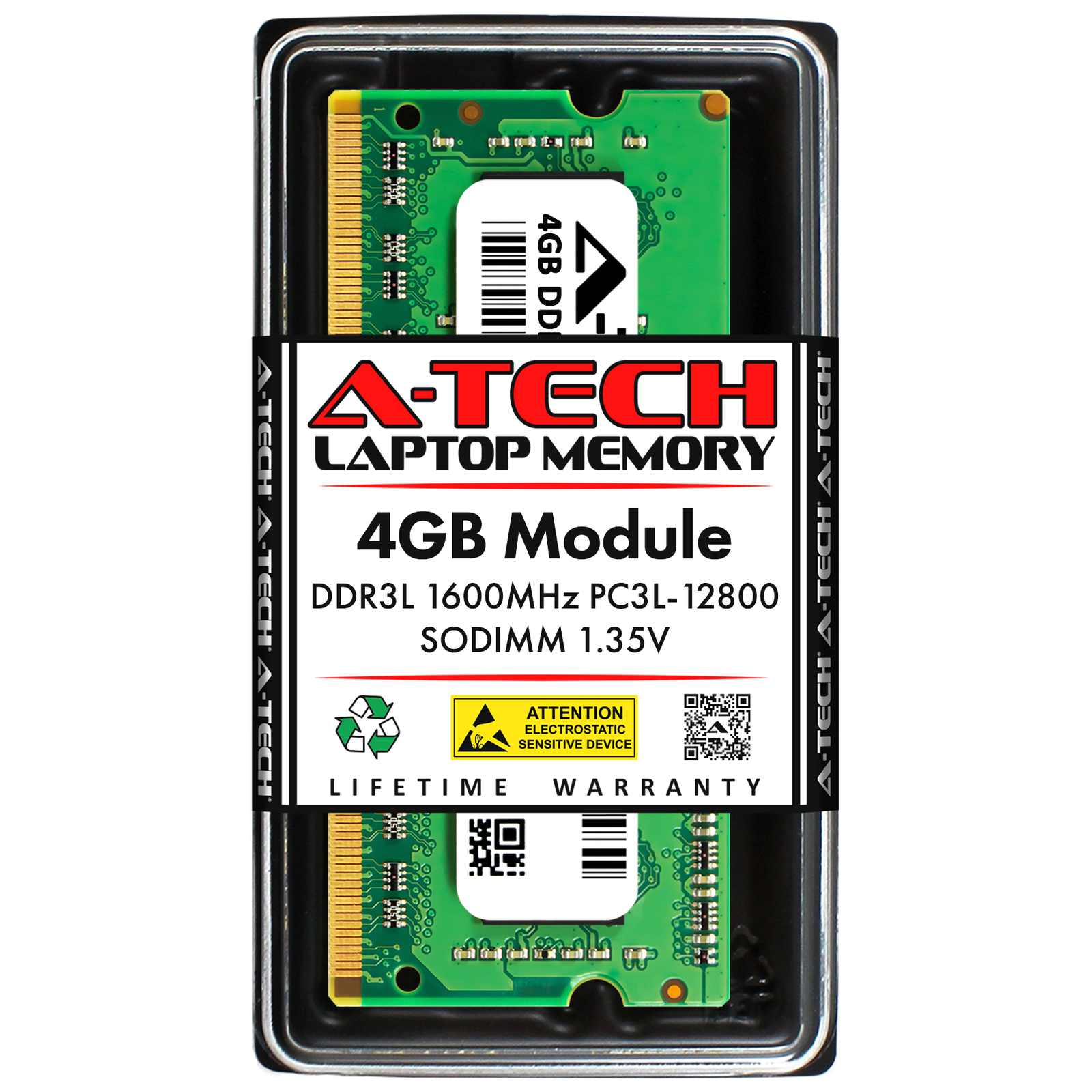 HP 691740-001 A-Tech Equivalent 4GB DDR3L 1600Mhz 12800 SODIMM Laptop Memory RAM