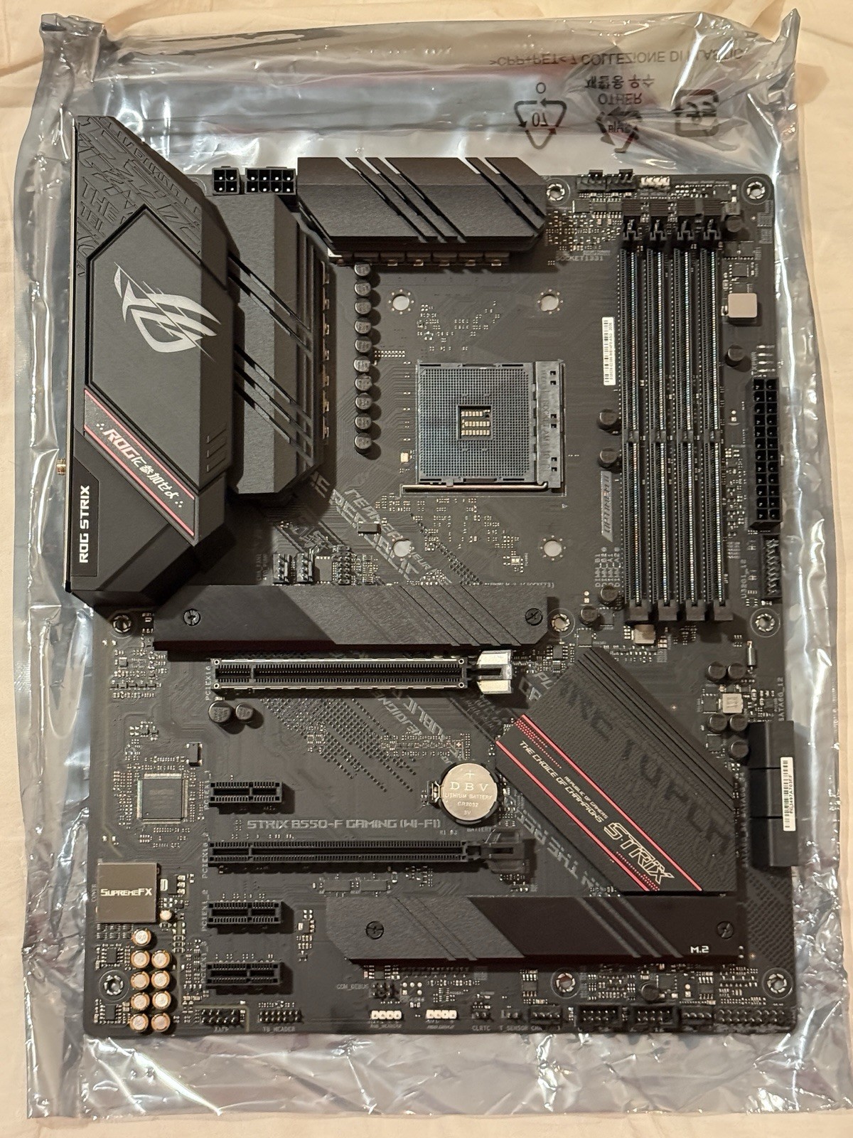 ASUS ROG Strix B550-F Gaming (Wi-Fi) AM4 ATX DDR4 Motherboard