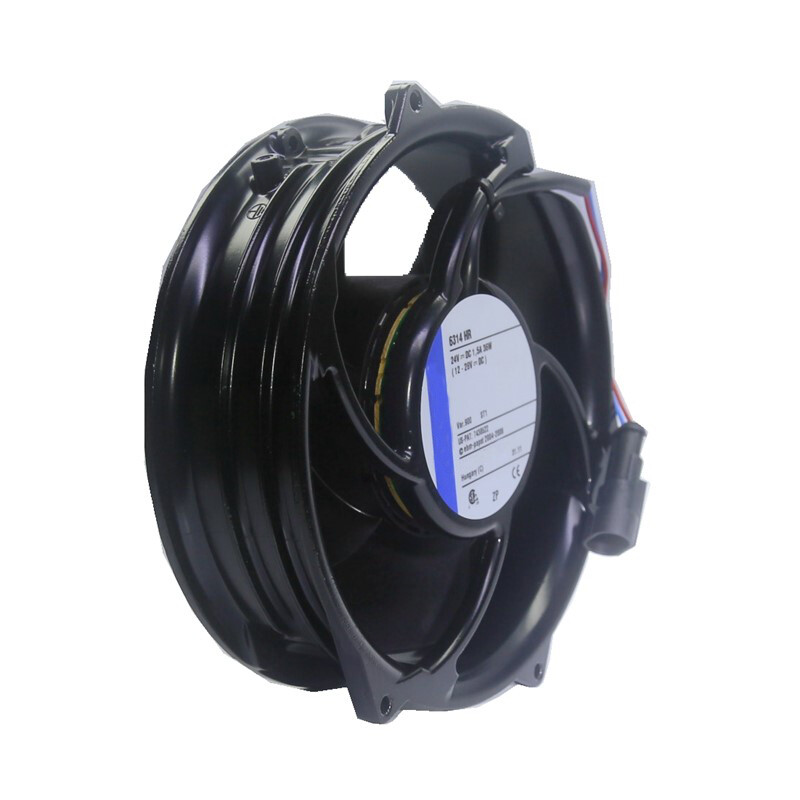 For 6314HR 24VDC 36W 172*172*51MM for ACS510 Inverter Cooling Fan 2-Pin