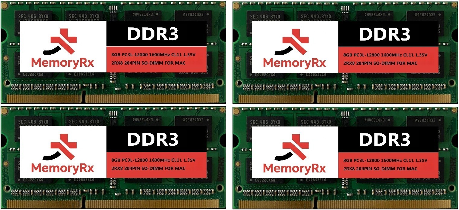 32GB (4X8GB) PC3-10600 MEMORY RAM COMPATIBLE WITH iMac mid 2010 and mid 2011