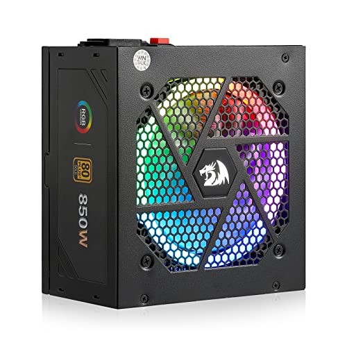 RGPS-850W 80+ Gold 850 Watt Power 850 Watts (RGB Version) ATX 3.1 Gold BK RGB