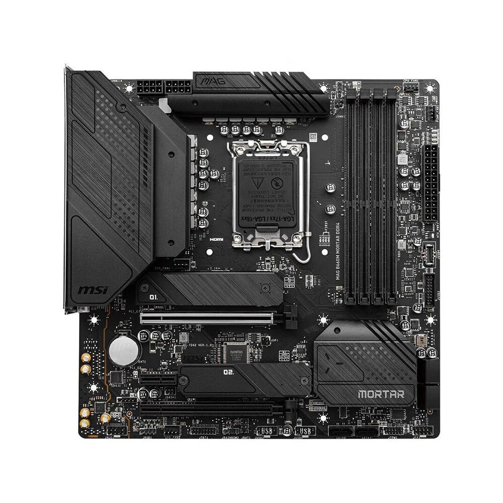 MSI MAG B660M MORTAR LGA1700 mATX Intel B660 DDR4 Gaming Motherboard