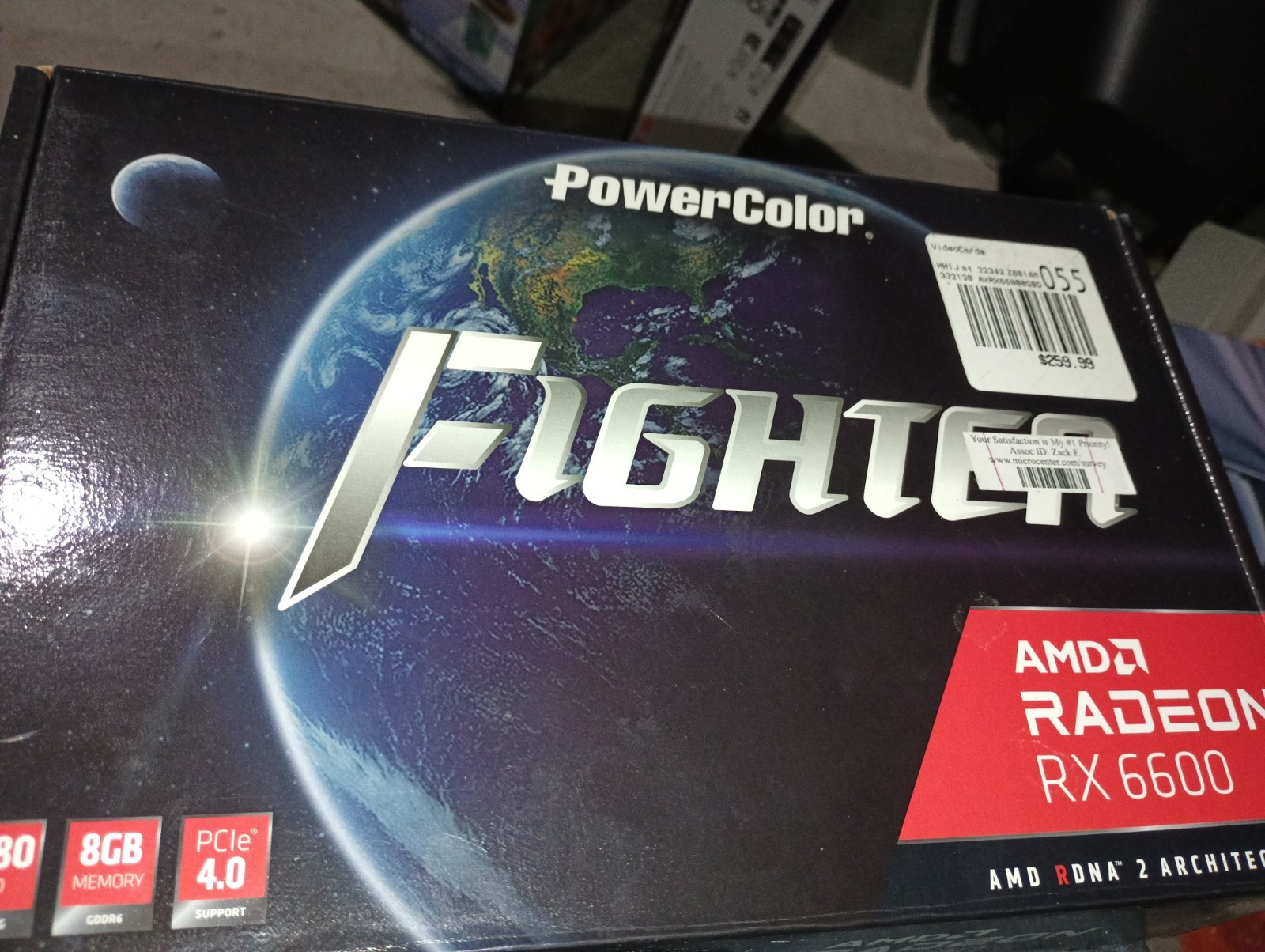 PowerColor Fighter Radeon RX 6600 8GB RAM – Graphics Card – Excellent Condition