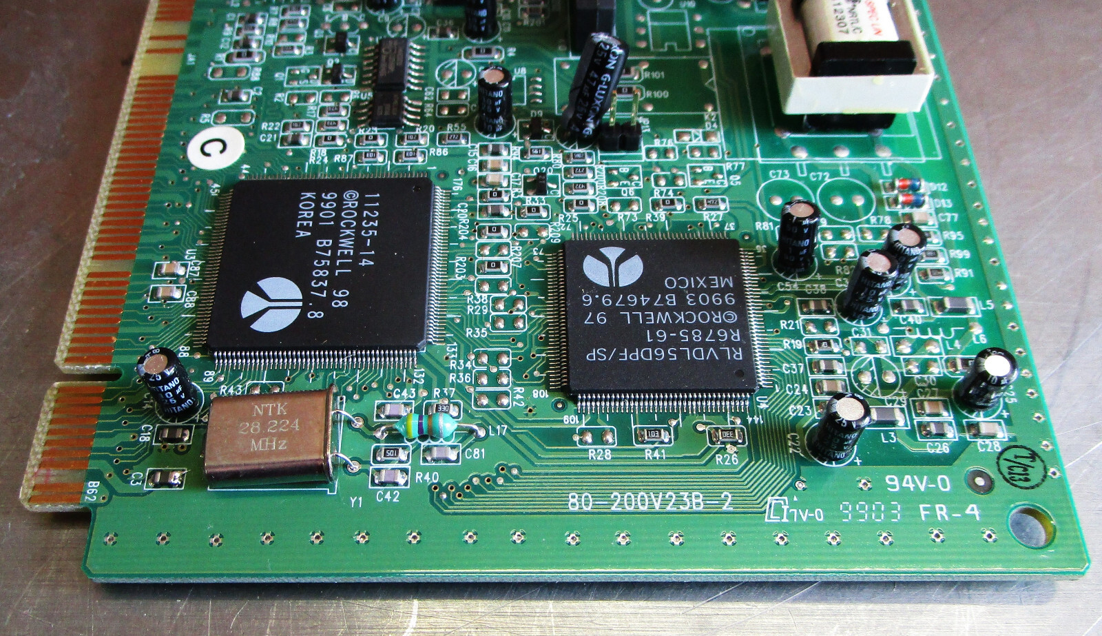 Rockwell V1456VQH-R3 HCF PCI Modem Card New Surplus