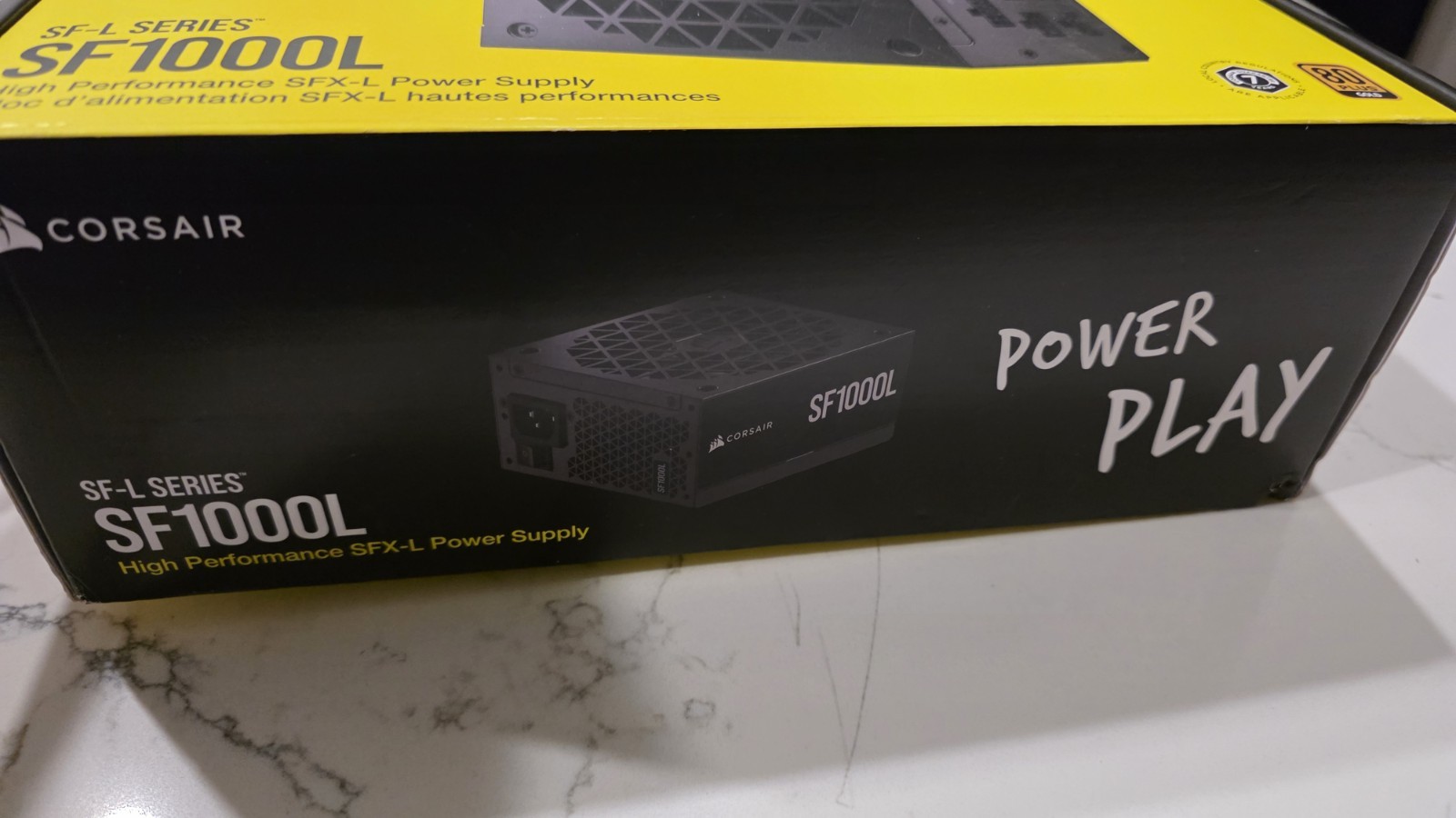 Corsair SF1000L Modular SFX Power Supply 80 Plus Gold All Accessories & Box Mint