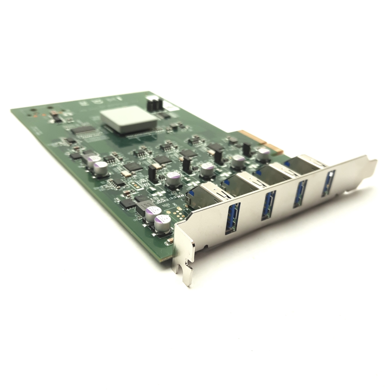 Vecow UE-1004 4-Port USB 3.0 Card, PCIe x4, 4x Renesas μPD720202 Controllers