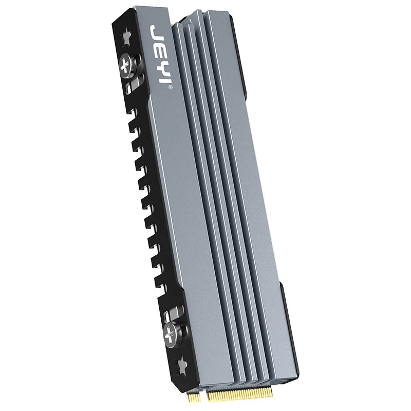 JEYI M.2 SSD Heatsink 2280 NVME Aluminum Cooler w/ Thermal Pad for PS5 PC