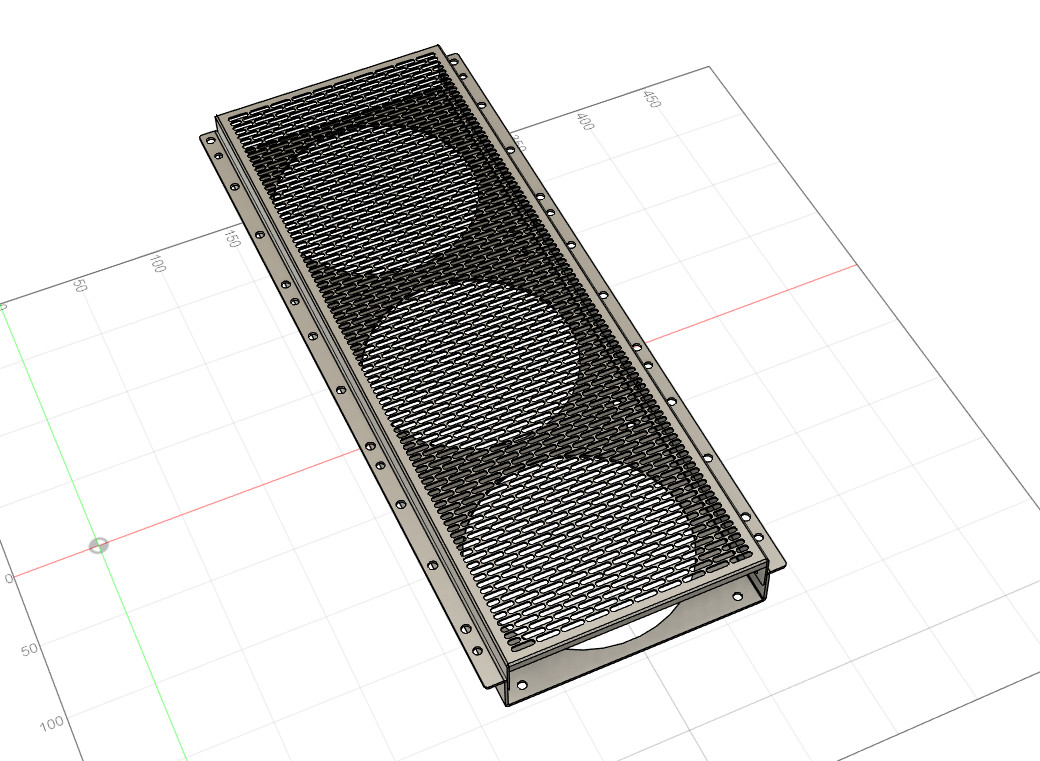 Caselabs SMA8 10U 420mm Front Flex bay (Uncoated) – Made to order