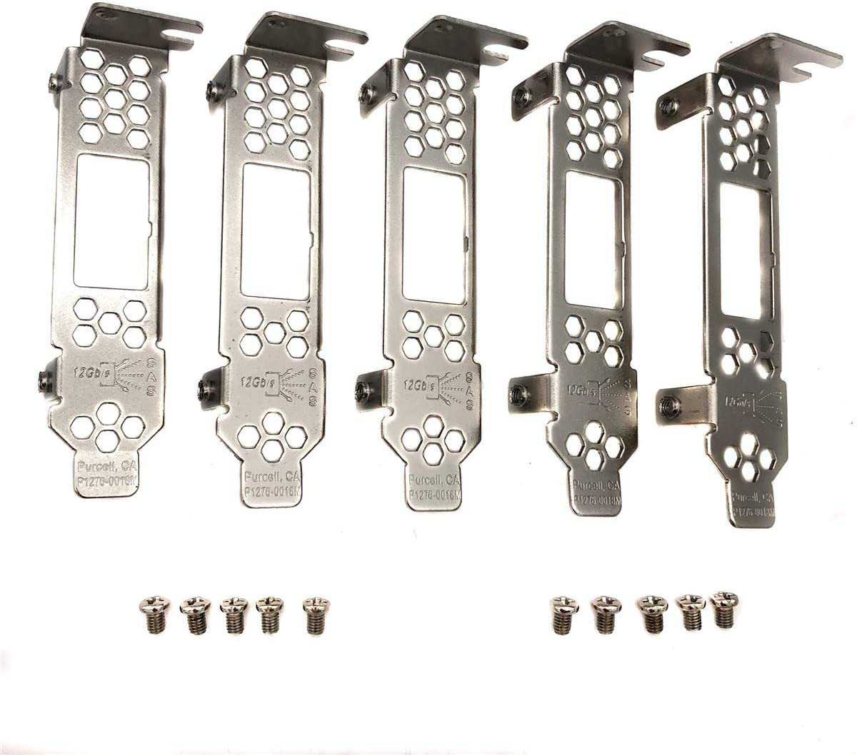 5PCS Low Profile Bracket for P1276-0022M for LSI00343 SAS 9300-8e DELL H830