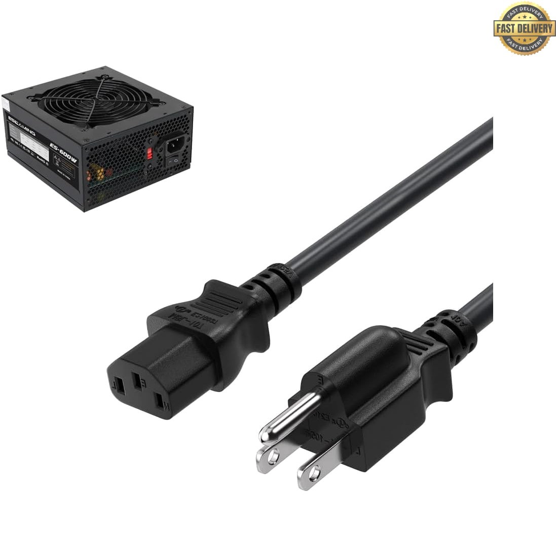 ROG Thor PSU Power Cord Compatible for Thermaltake Smart,ARESGAME AGV Series …