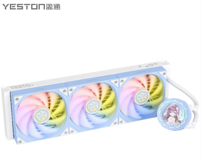 Yeston Chiguo x Hanayome ARGB12 YT-360 All-in-One Liquid CPU Cooler AMD & Intel