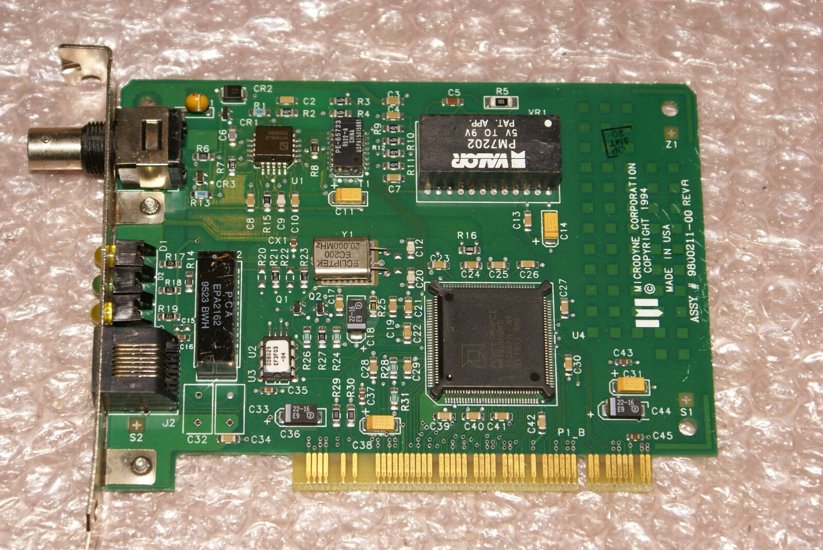 PCI Token Ring Card Microdyne / Novell NE5500 – RJ45 – BNC – AUI – IBM Systems