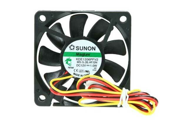 Sunon 60mm Low Profile Slim KDE1206PFV2 60m x 10mm MagLev Fan 3Pin Tach Output
