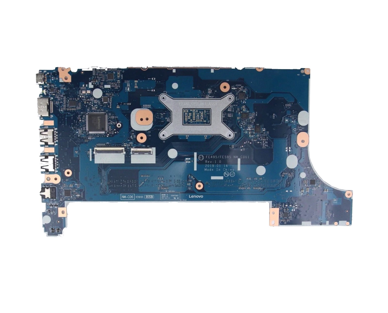 NM-C061 For Lenovo ThinkPad E495 E595 Motherboard AMD CPU R3 R5 R7 Mainboard