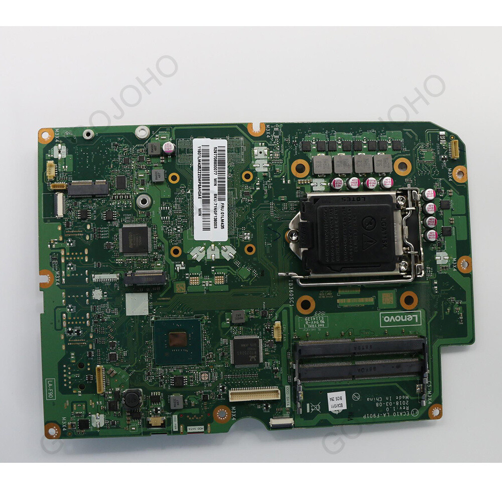 FRU 01LM435 For Lenovo AIO 520 520-22ICB F0DT Motherboard LA-F901P 100% Test ok
