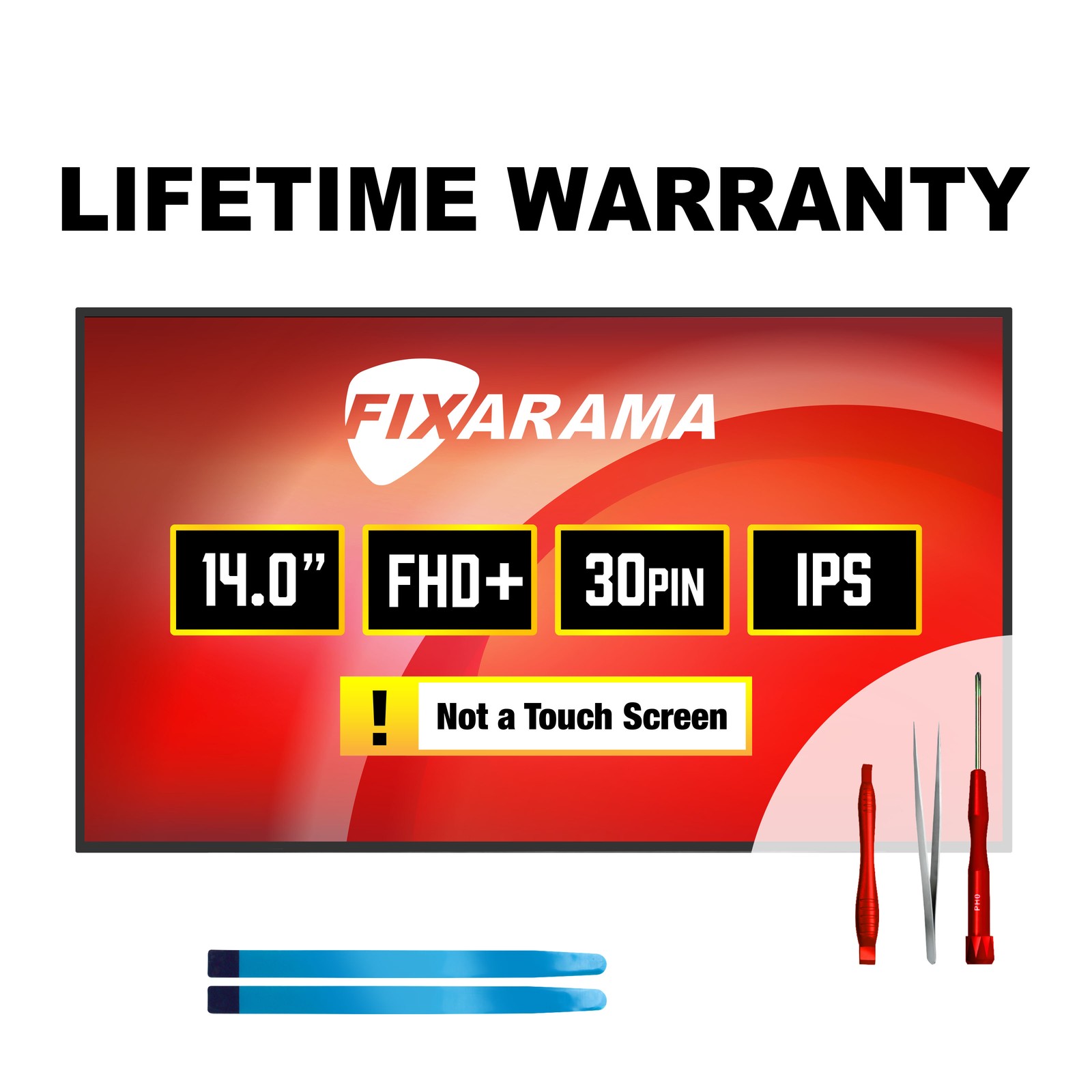 AUO B140UAN02.4 FHD+ 30 pin IPS Matte LCD Screen + Tools GRADE A+ FIXARAMA