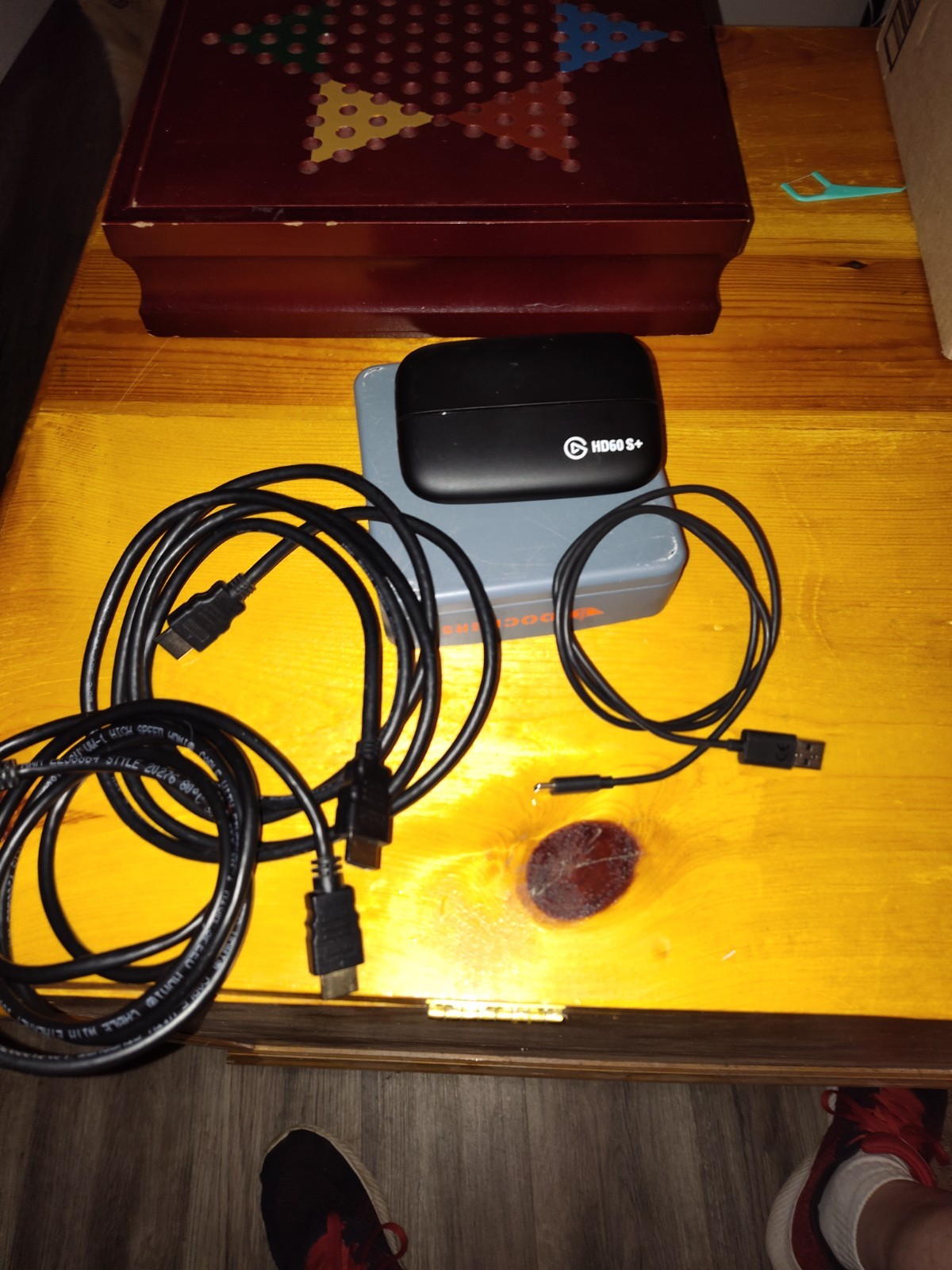 Elgato HD60 S+ Capture Card Bundle: Includes USB Cable & Two HDMI Cables -Tested