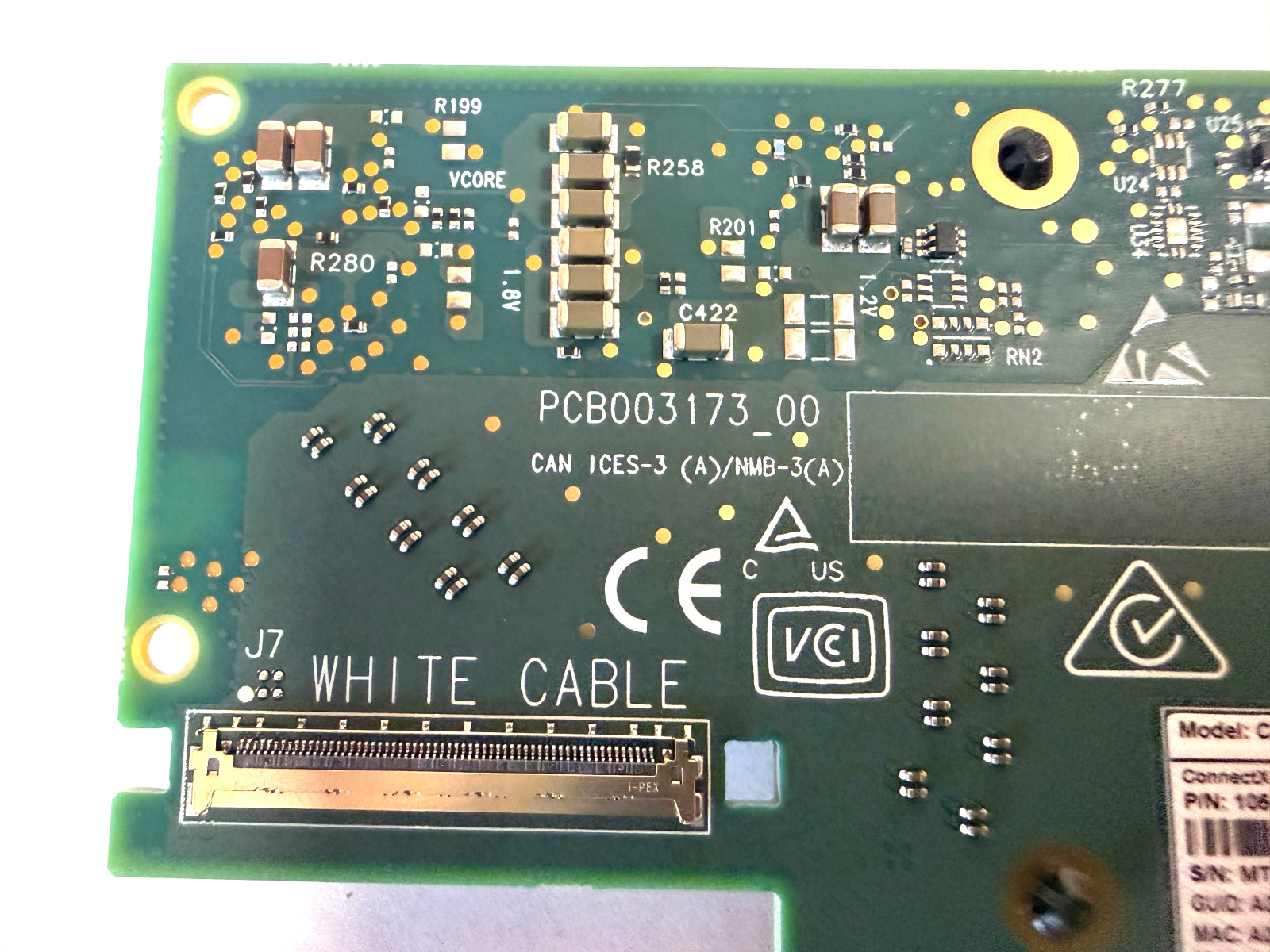 NIVIDIA / MELLANOX MCX653106A ConnectX-6 HDR 100GbE (H7)