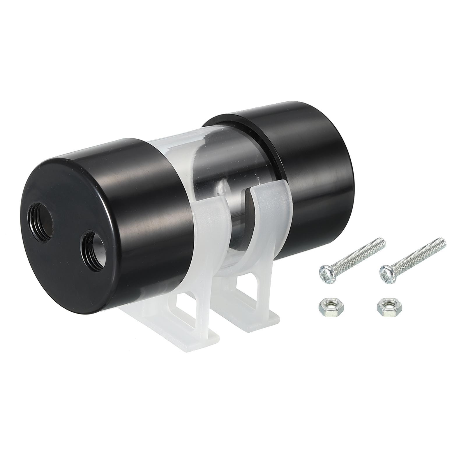 Cylindrical Water Cooling Tank G1/4″ D50mm L100mm Clear with Acrylic and POM