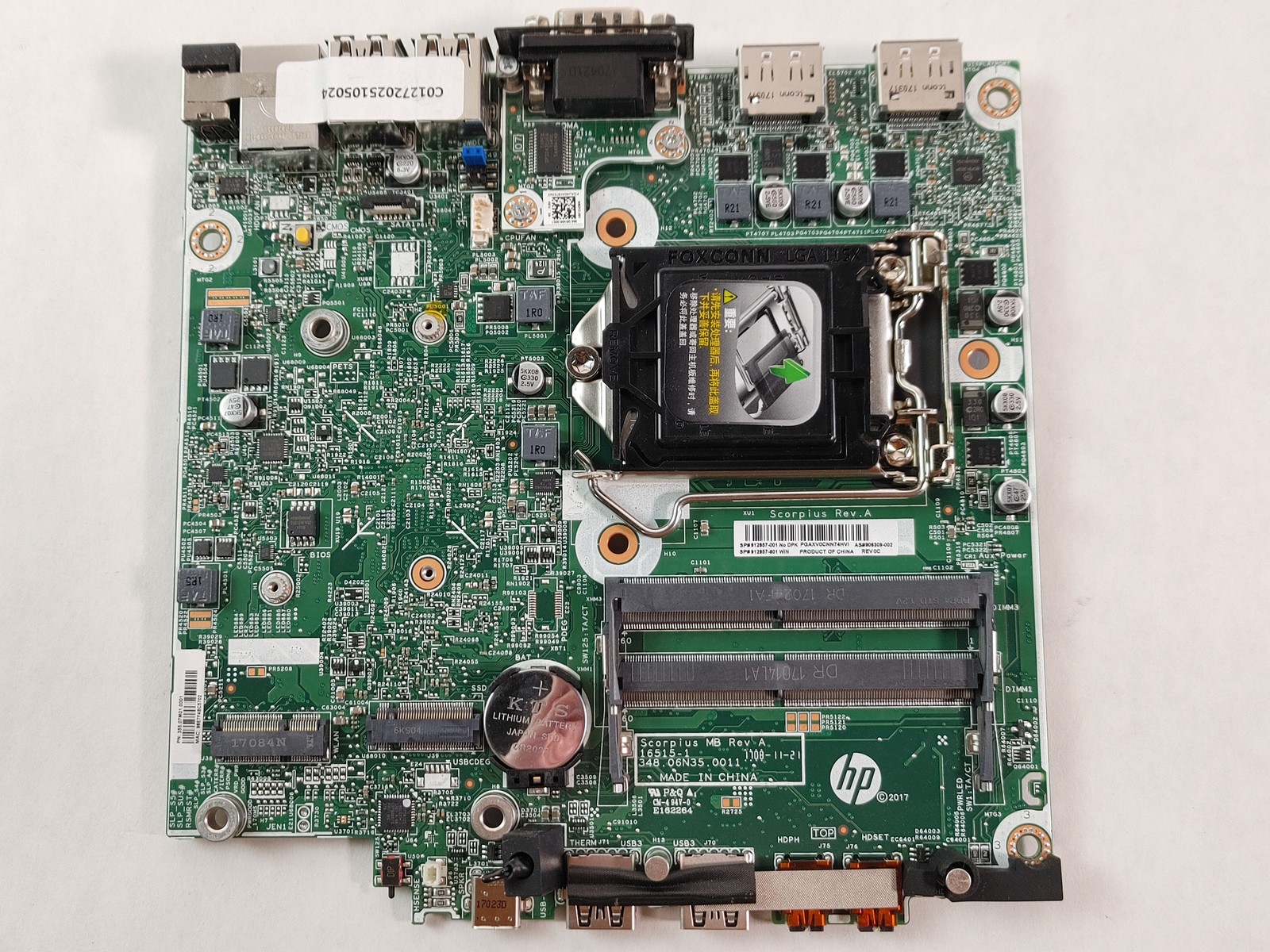 HP ProDesk 600 G3 Mini LGA 1151 DDR4 Desktop Motherboard 906309-002