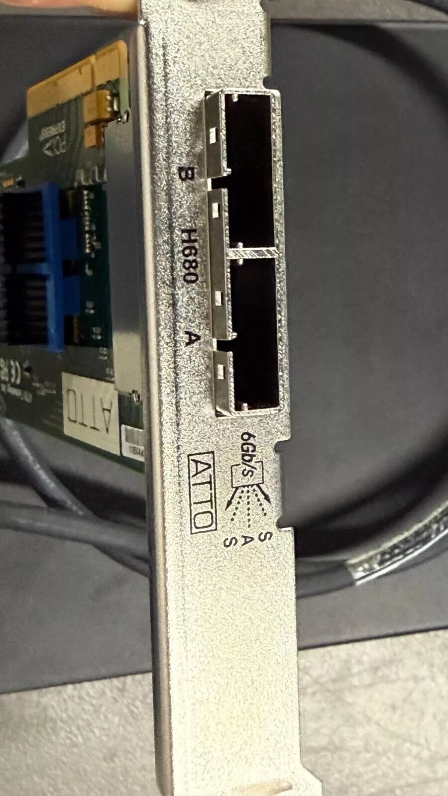 ATTO ExpressSAS H680 RAID PCIe Adapter – AC25-6K / 250110 – 6Gb/s SAS/SATA