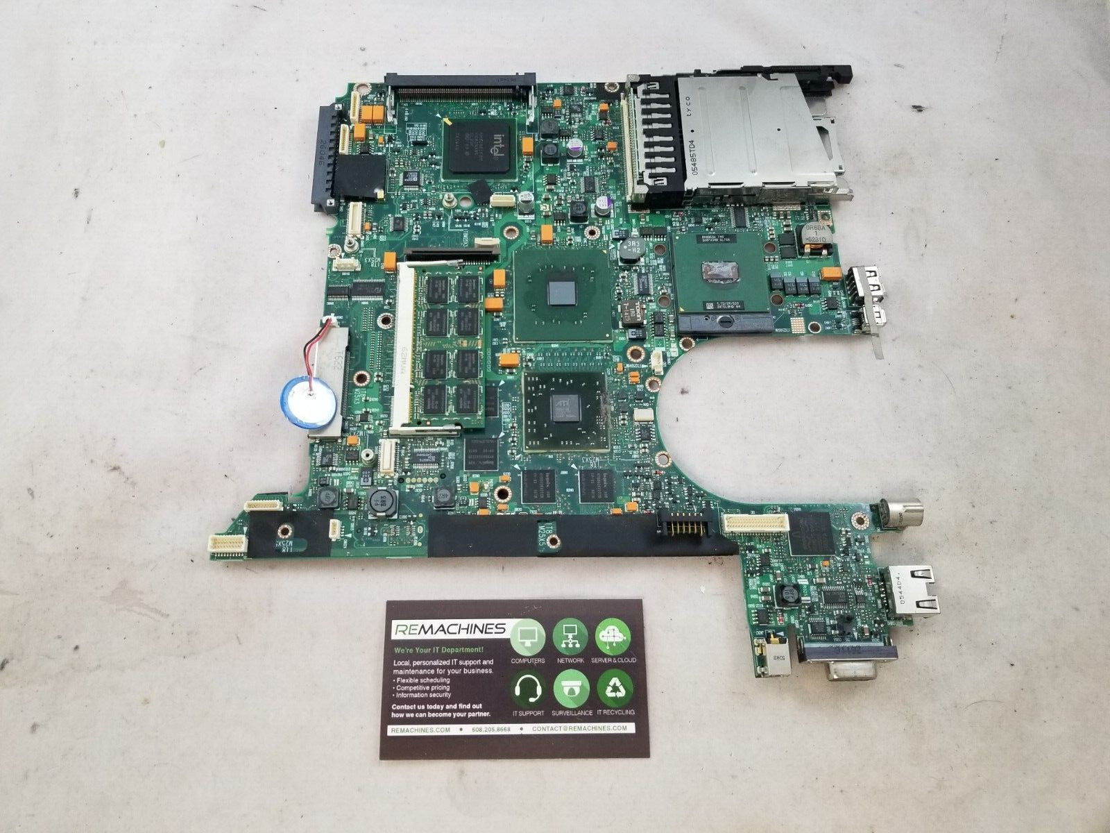 HP Compaq nc8230 Laptop Motherboard Intel Pentium M 1.73GHz 2GB ATI X600 Tested