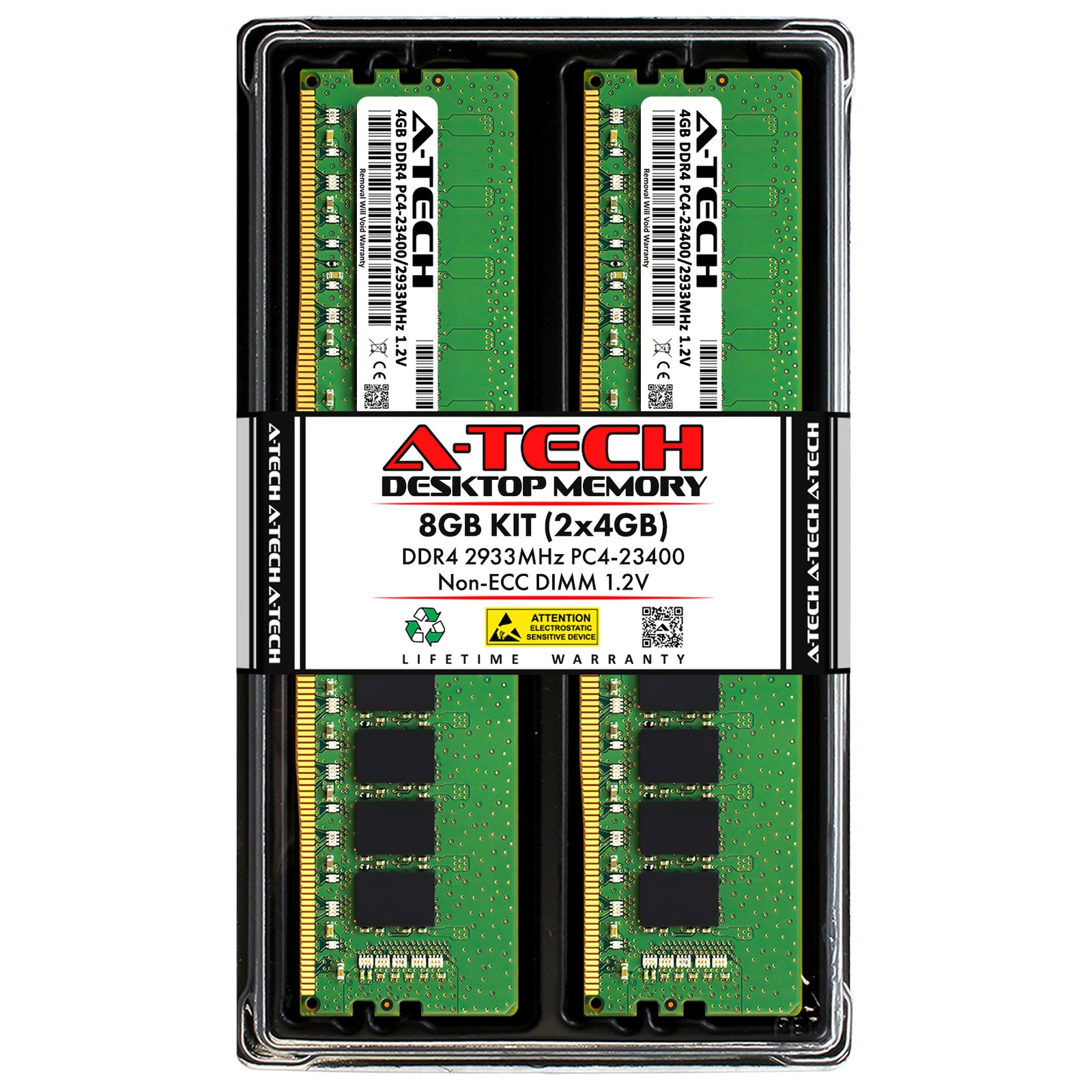 8GB 2x 4GB DDR4-2933 Dell Inspiron 3880 3881 5676 Memory RAM