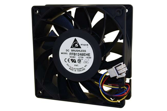 BRAND NEW Delta FFB1248EHE-6C89 120mm x 120mm x 38mm 48VDC 4-Wire Tubeaxial Fan