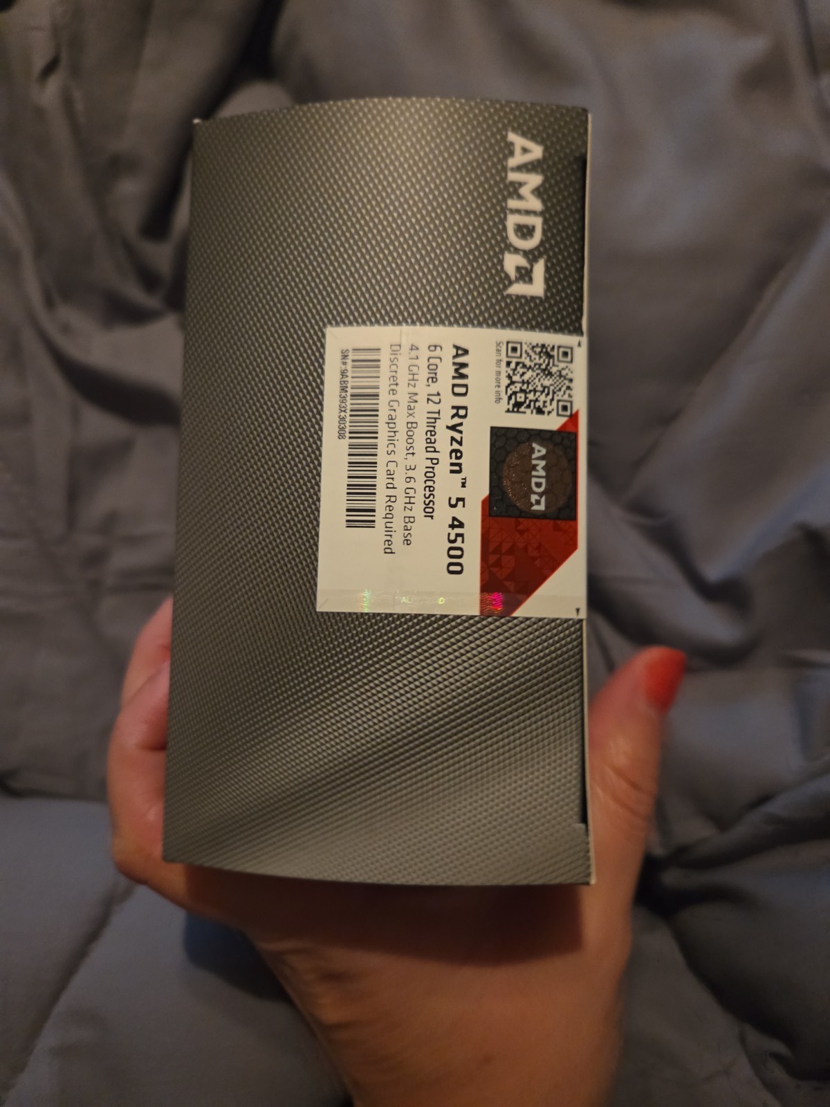 New AMD Ryzen 5 4500 Processor (3.6 GHz, 6 Cores, Socket AM4) – 100-100000644BOX