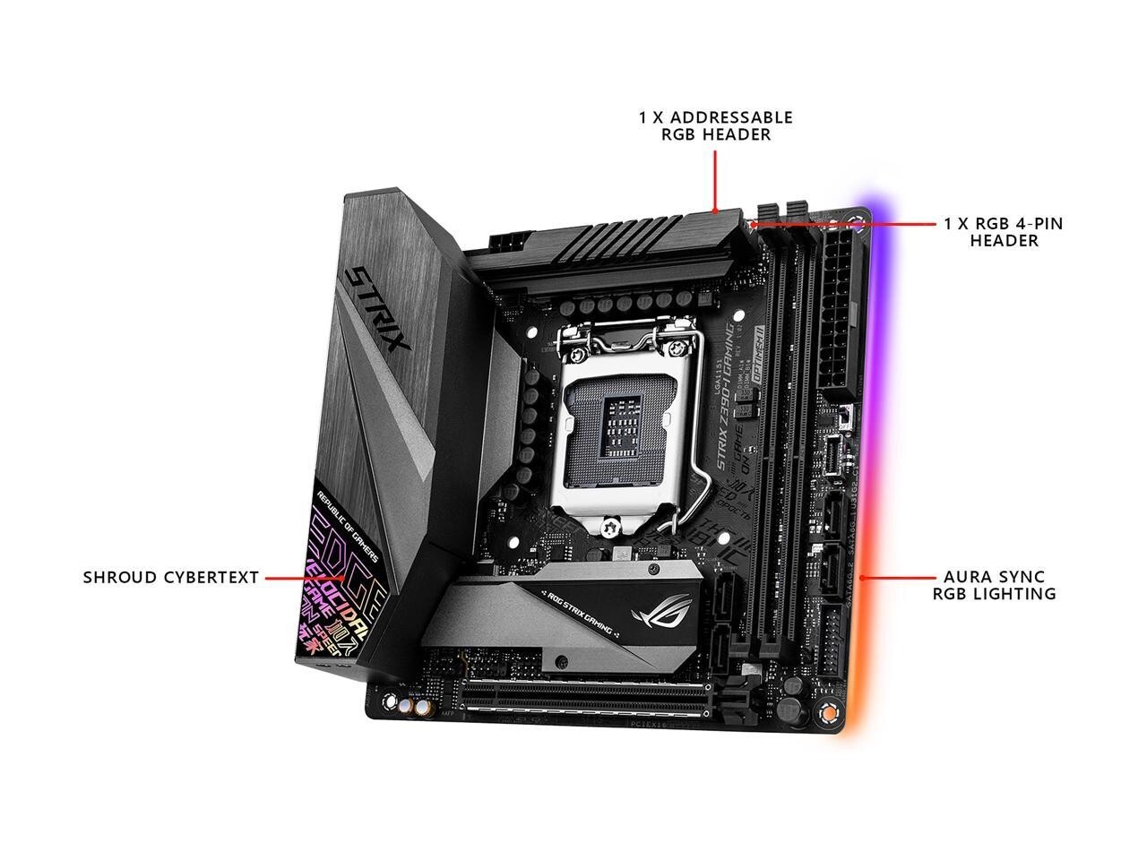 ASUS ROG Strix Z390-I Gaming Z390 LGA1151 Mini-ITX Motherboard