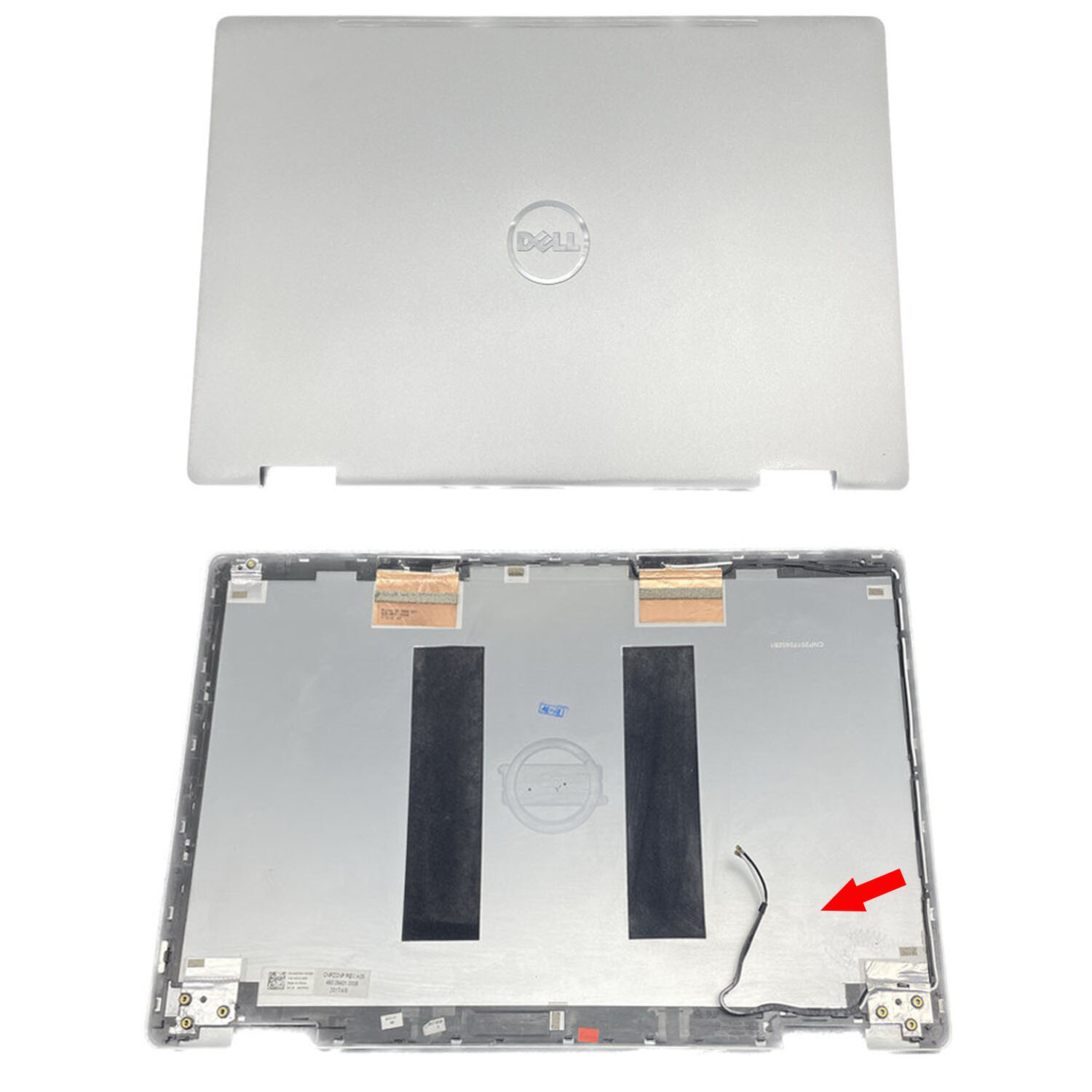 New Back Cover/ Screws For Dell Inspiron 15MF 7000 7569 7579 Top Case Lid Silver