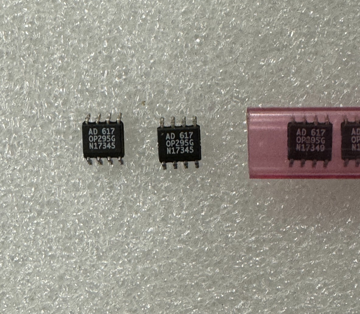 VINTAGE Analog Devices Chip AD617 OP295G SOIC-8 (2 pcs)