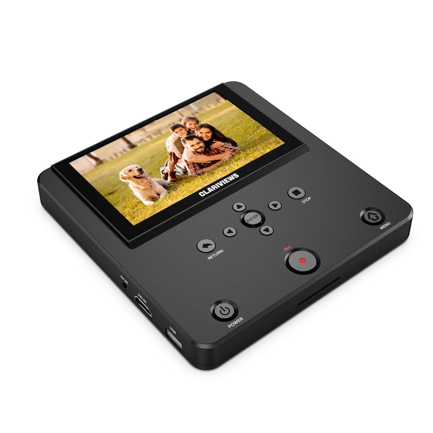 Clariviews VHS to Digital Converter DVR550 5 Inch Screen HDMI AV Recording