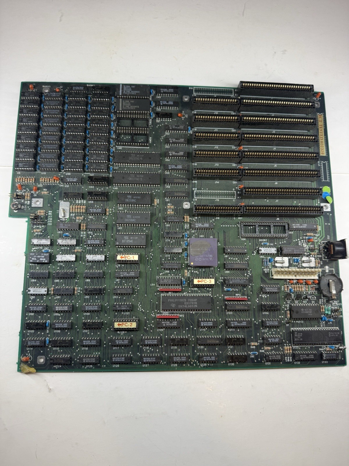 Vintage Intel 80286 AT Motherboard ISA System Board w/ IBM BIOS Untested AS-IS