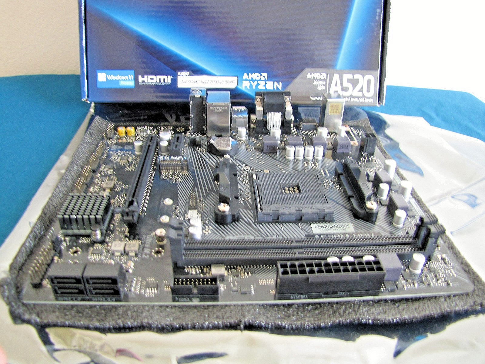 A520M-HDV Supports AMD AM4 Socket Ryzen™ 3000, 4000 G-Series and 5000 and 5000 G